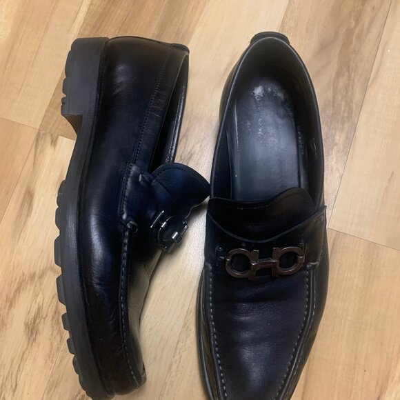 Salvatore Ferragamo Black Loafers - Picture 3 of 16
